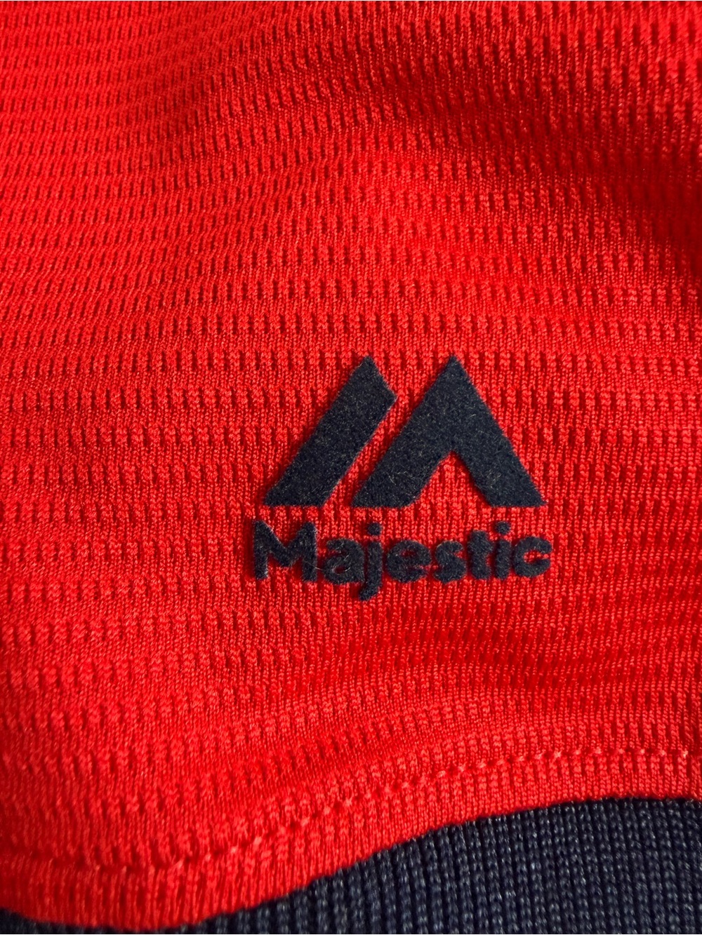Majestic Cooperstown Cleveland Indians 1974 Retro Jersey Red S Vintage Throwback - Picture 4 of 11